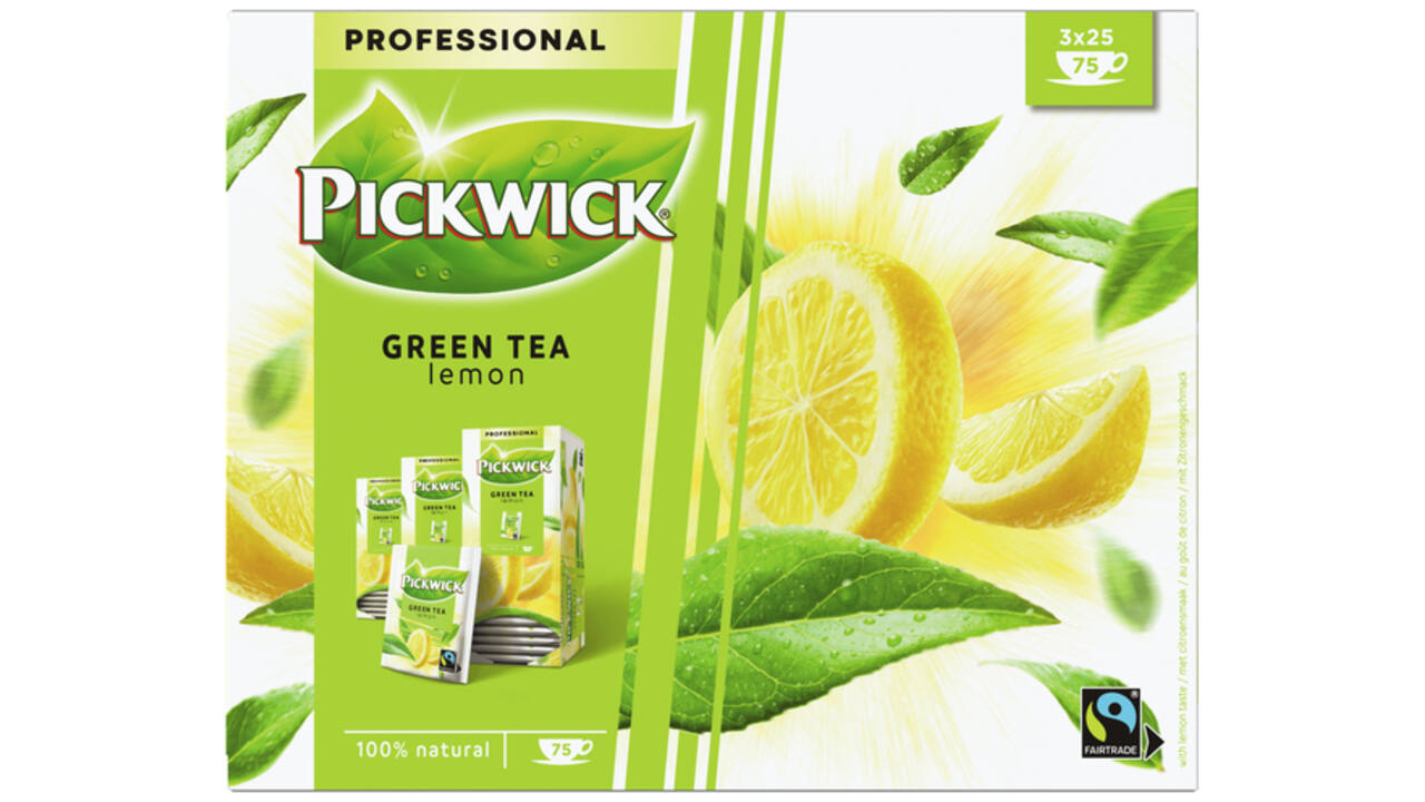 Thee Pickwick Fair Trade green lemon 25x1.5gr