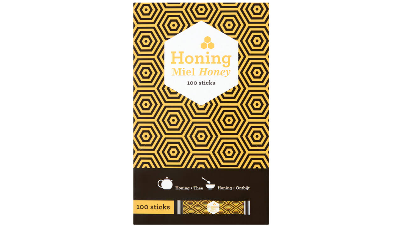 Honingsticks Van Oordt 100 stuks
