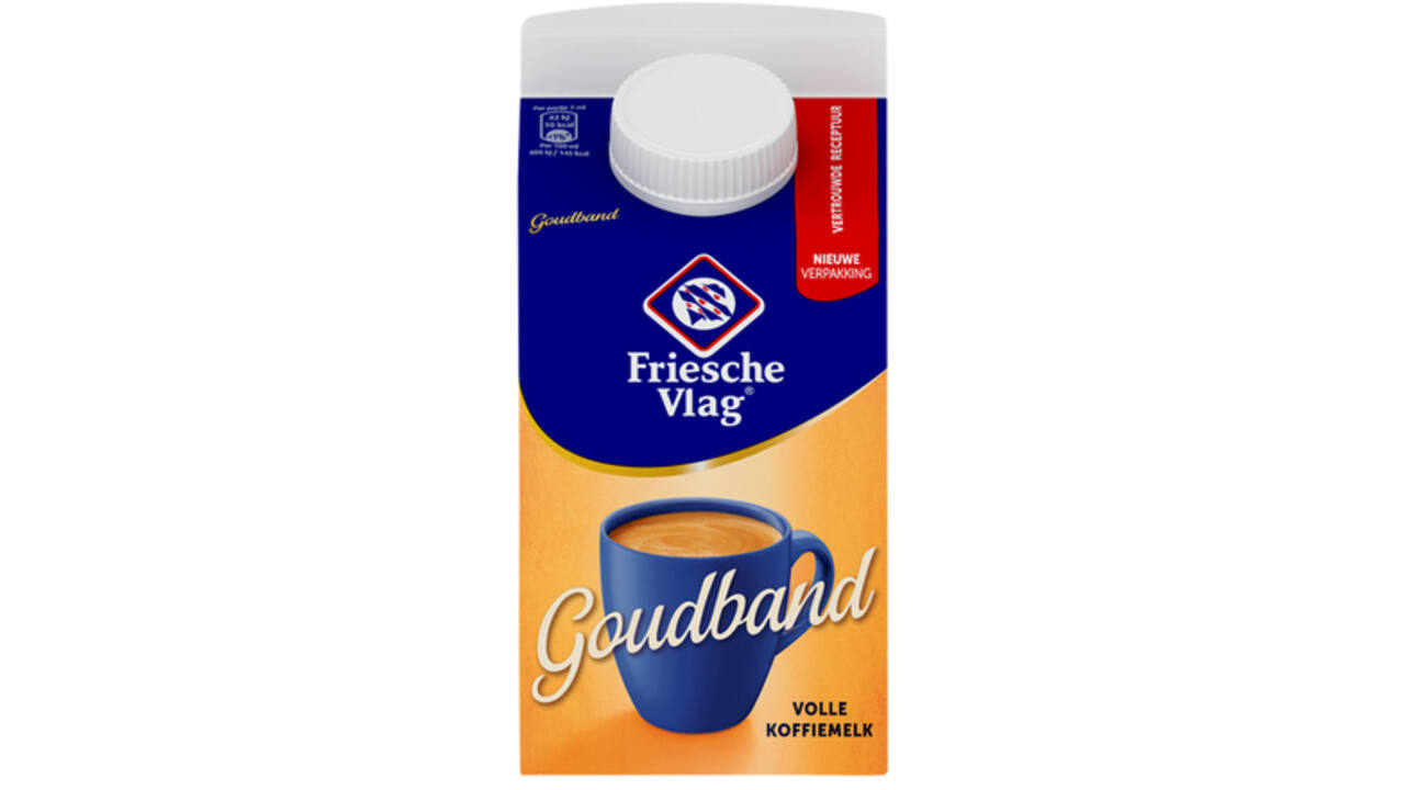 Koffiemelk Friesche Vlag goudband 455ml