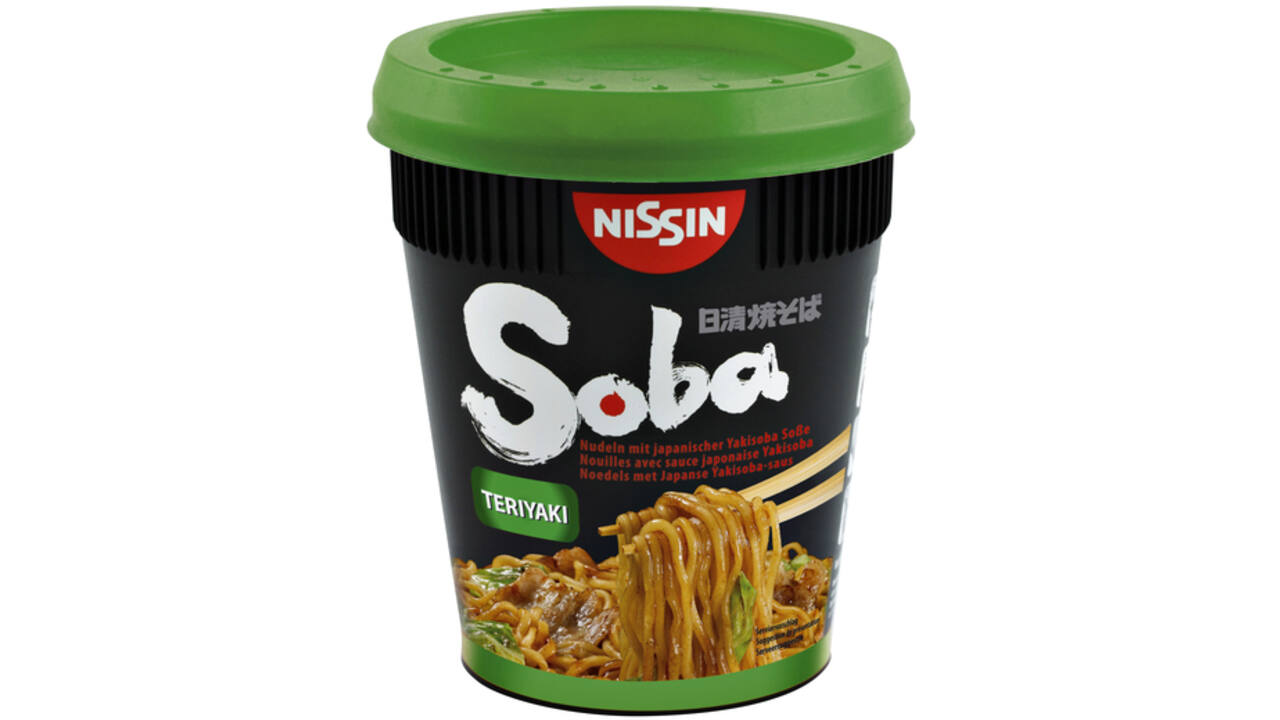 Noodles Nissin Soba teriyaki cup