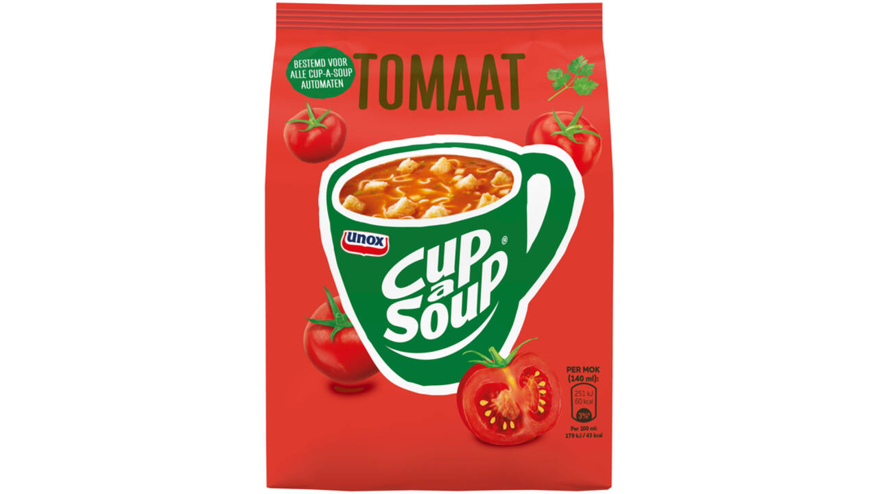 Cup-a-Soup Unox machinezak tomaat 140ml