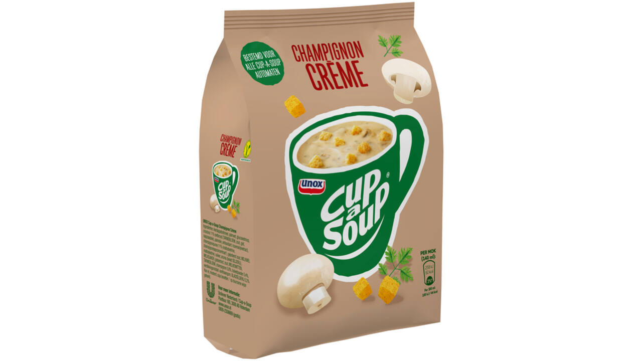 Cup-a-Soup Unox machinezak champignon crème 140ml