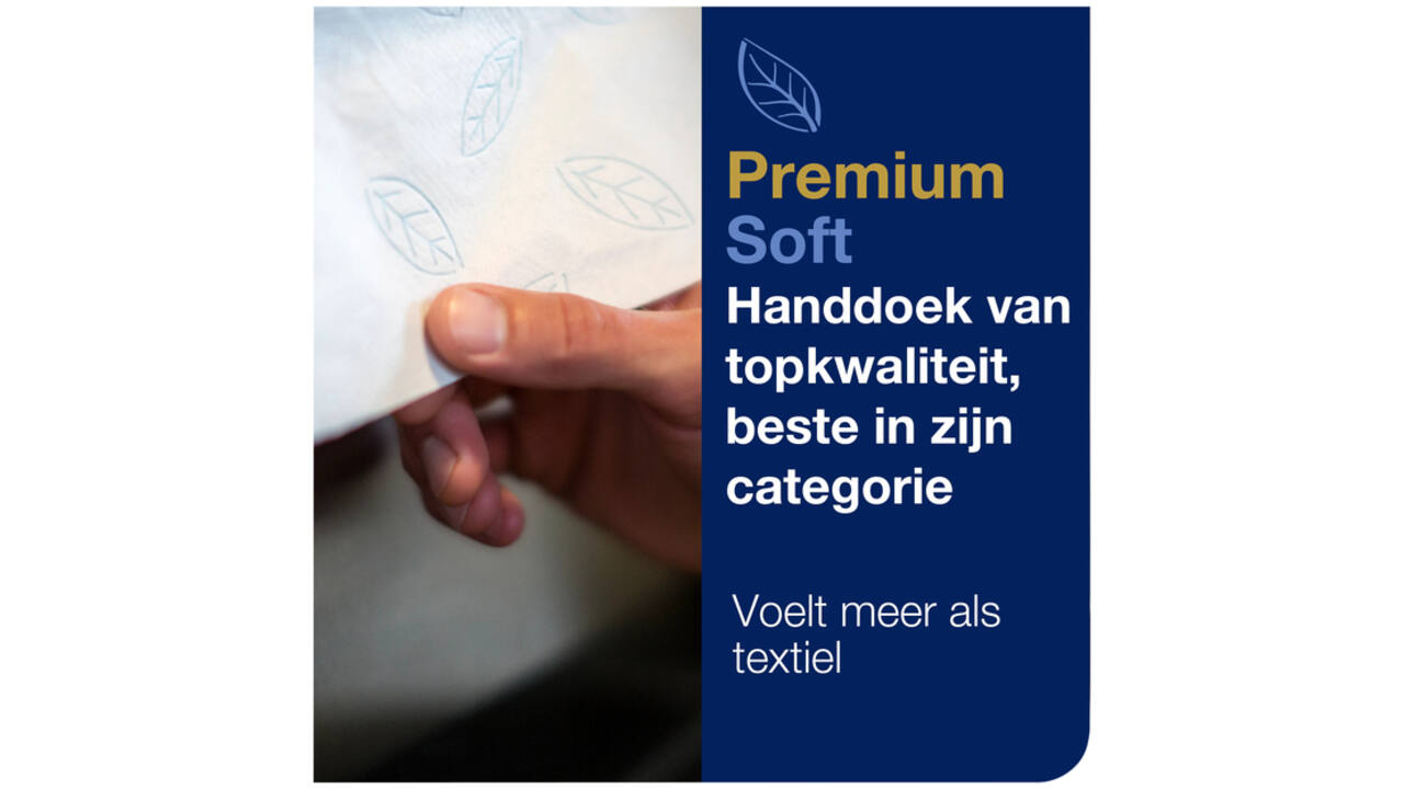 Handdoek Tork Xpress H2 multifold Premium 2-laags wit 100289