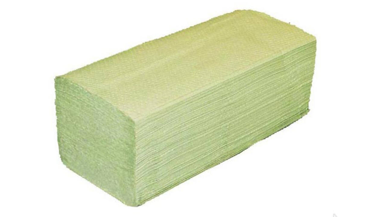 Handdoek Tork H3 Advanced Z-gevouwen 2-laags groen 290179