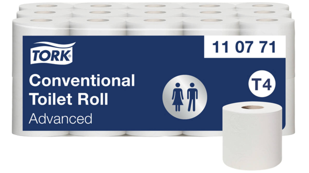 Toiletpapier Tork T4 Advanced 2-laags 400 vel wit 110771
