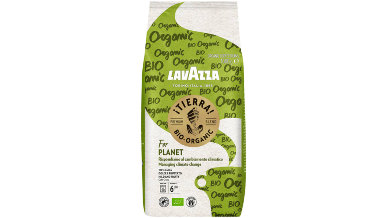 Koffie Lavazza bonen Tierra organic bio 1000gr