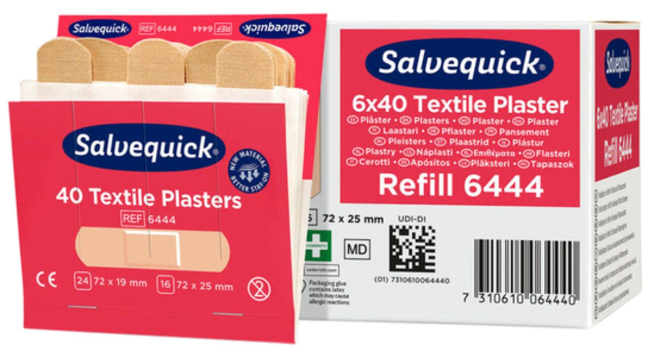 Pleister Salvequick navulling textiel 6444