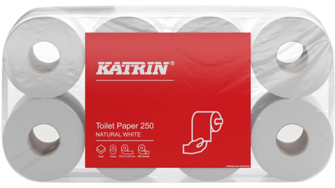 Toiletpapier Katrin 2-laags wit 64rollen