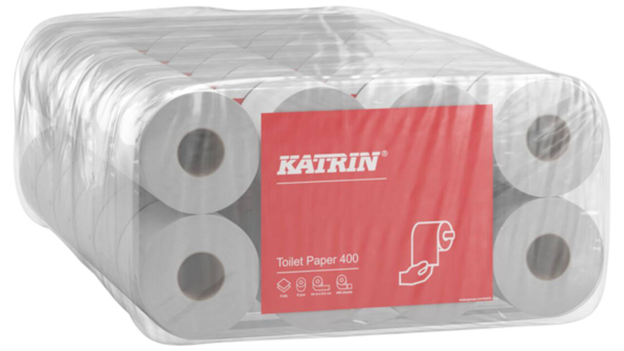 Toiletpapier Katrin 2-laags 400vel 48rollen wit