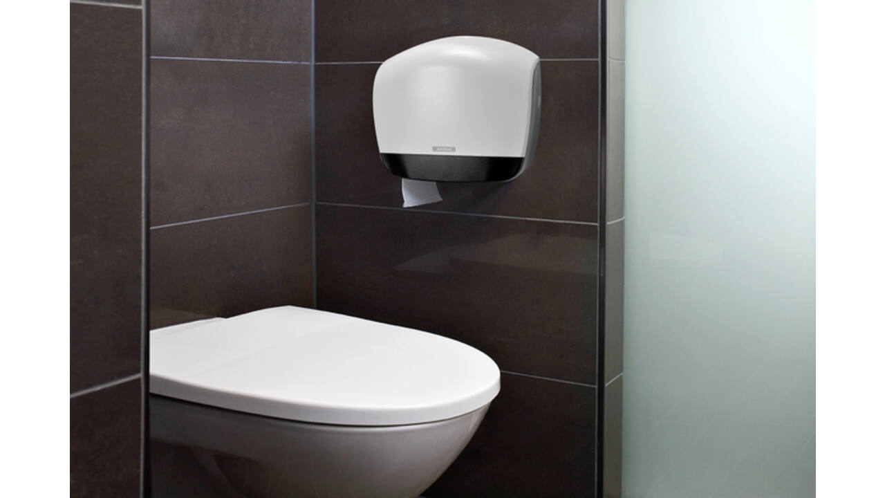 Dispenser Katrin 90083 toiletpapier Gigant L wit