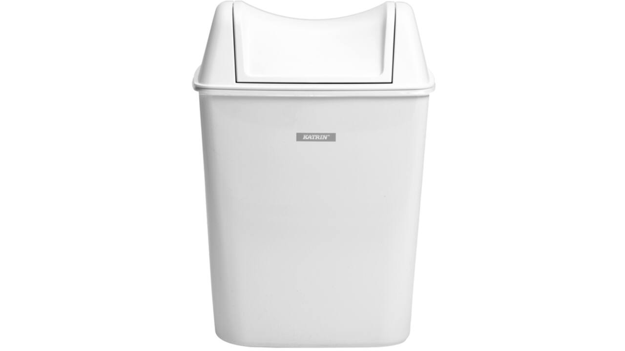 Afvalbak Katrin 91851 dameshygiene 8liter wit