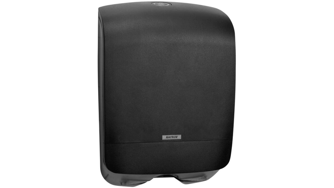 Dispenser Katrin 92087 vouwhanddoeken Mini zwart