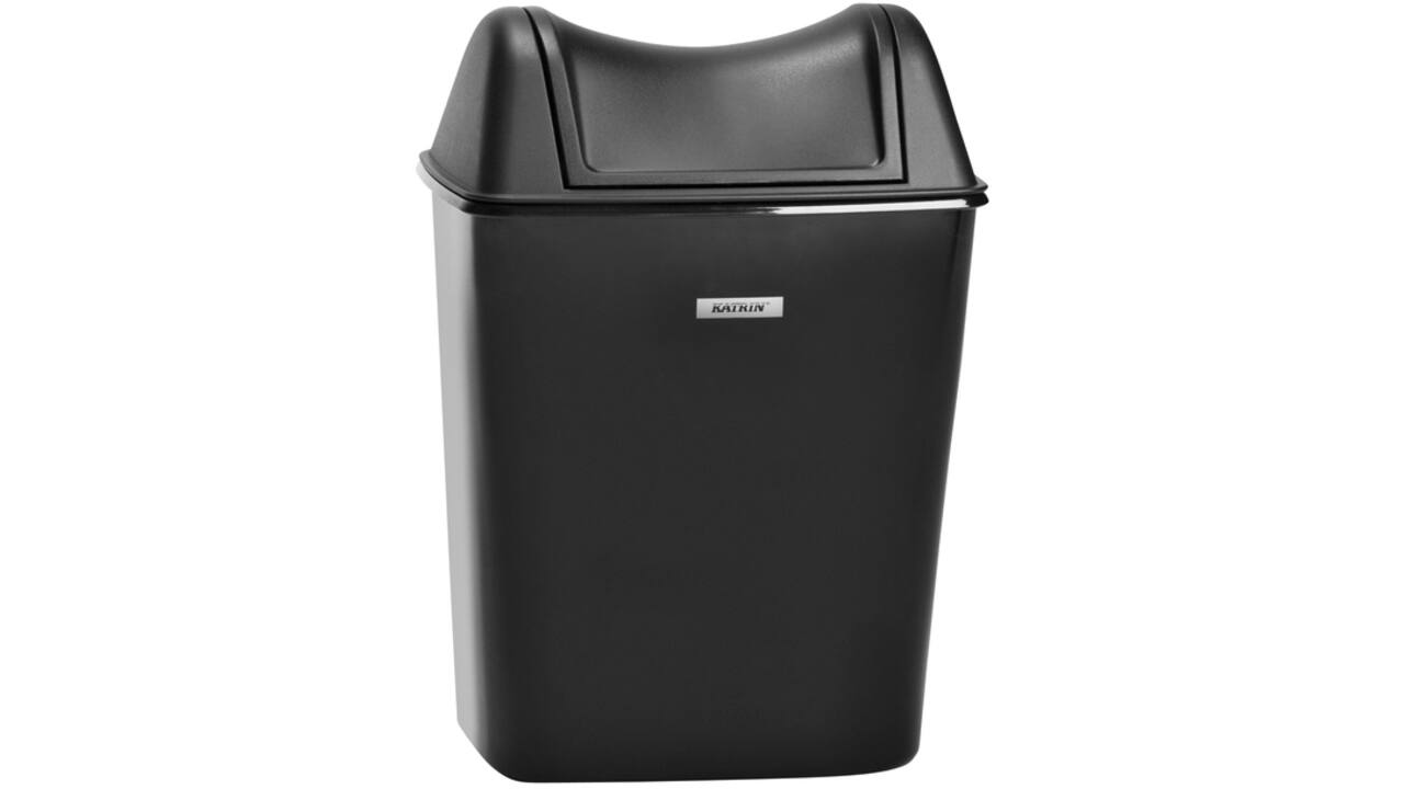 Afvalbak Katrin 92223 dameshygiene 8liter zwart