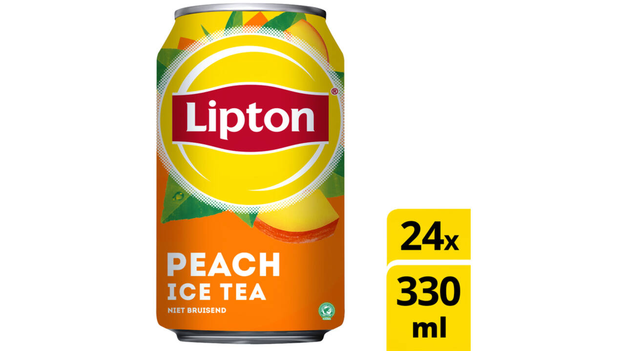 Frisdrank Lipton Ice Tea peach blik 330ml