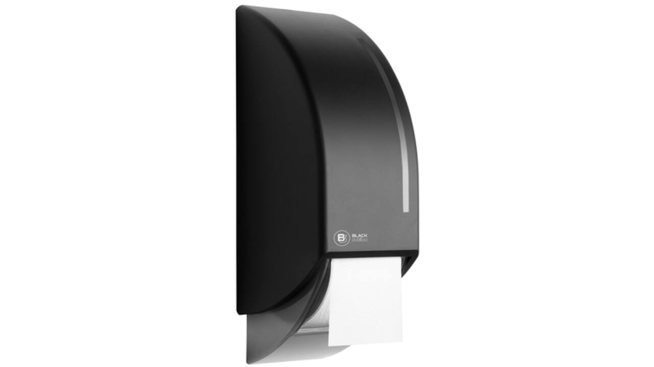 Toiletpapierdispenser BlackSatino ST10 systeemrol zwart 331950
