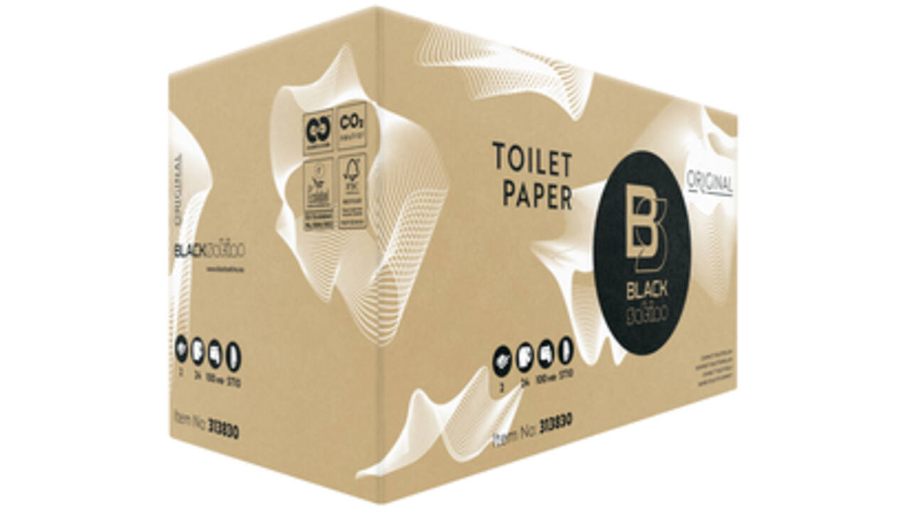 Toiletpapier BlackSatino Original ST10 systeemrol 2-laags 712vel wit 313830