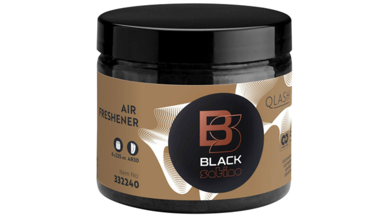 Luchtverfrisser BlackSatino AR30 Qlash 225ml 332240