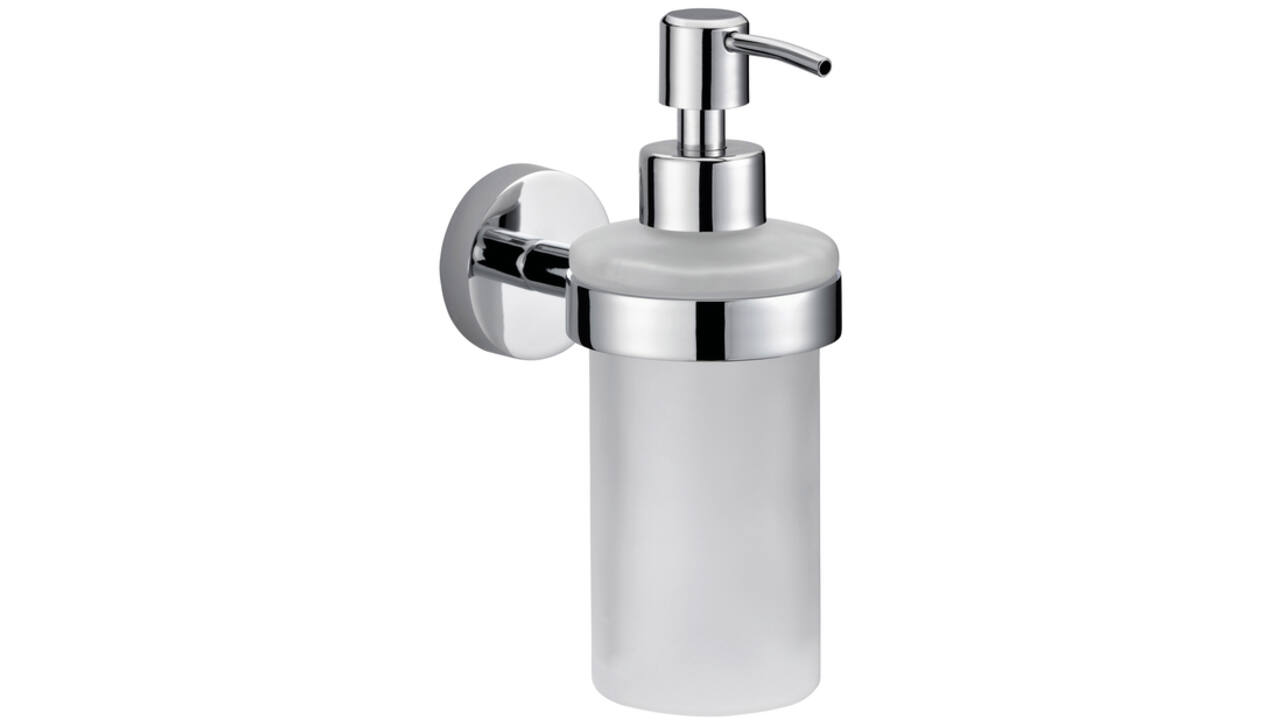 Zeeppomp tesa® Smooz hoogglans verchroomd metaal zelfklevend
