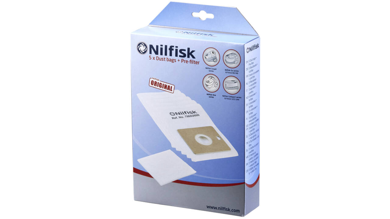 Stofzuigerzak Nilfisk One en Coupe 5 stuks