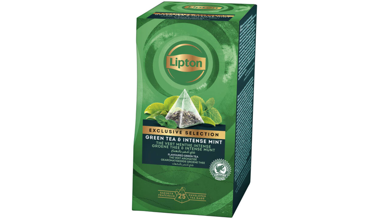 Thee Lipton Exclusive groene thee munt 25x2gr