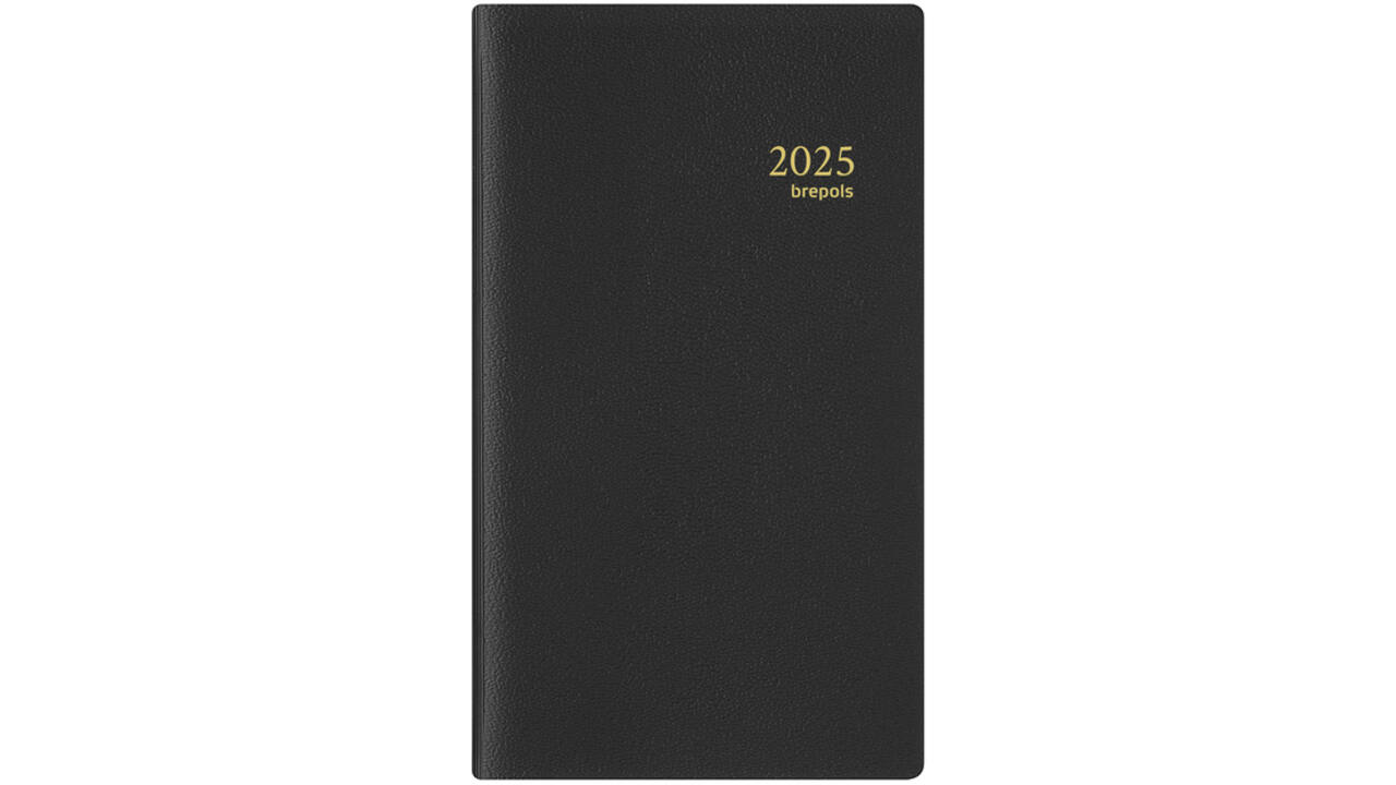 Agenda 2026 Brepols Breplan Genova 7dagen/1pagina zwart