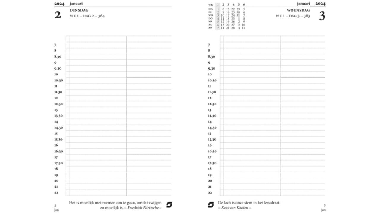 Agendavulling 2026 Succes Junior 1dag/1pagina