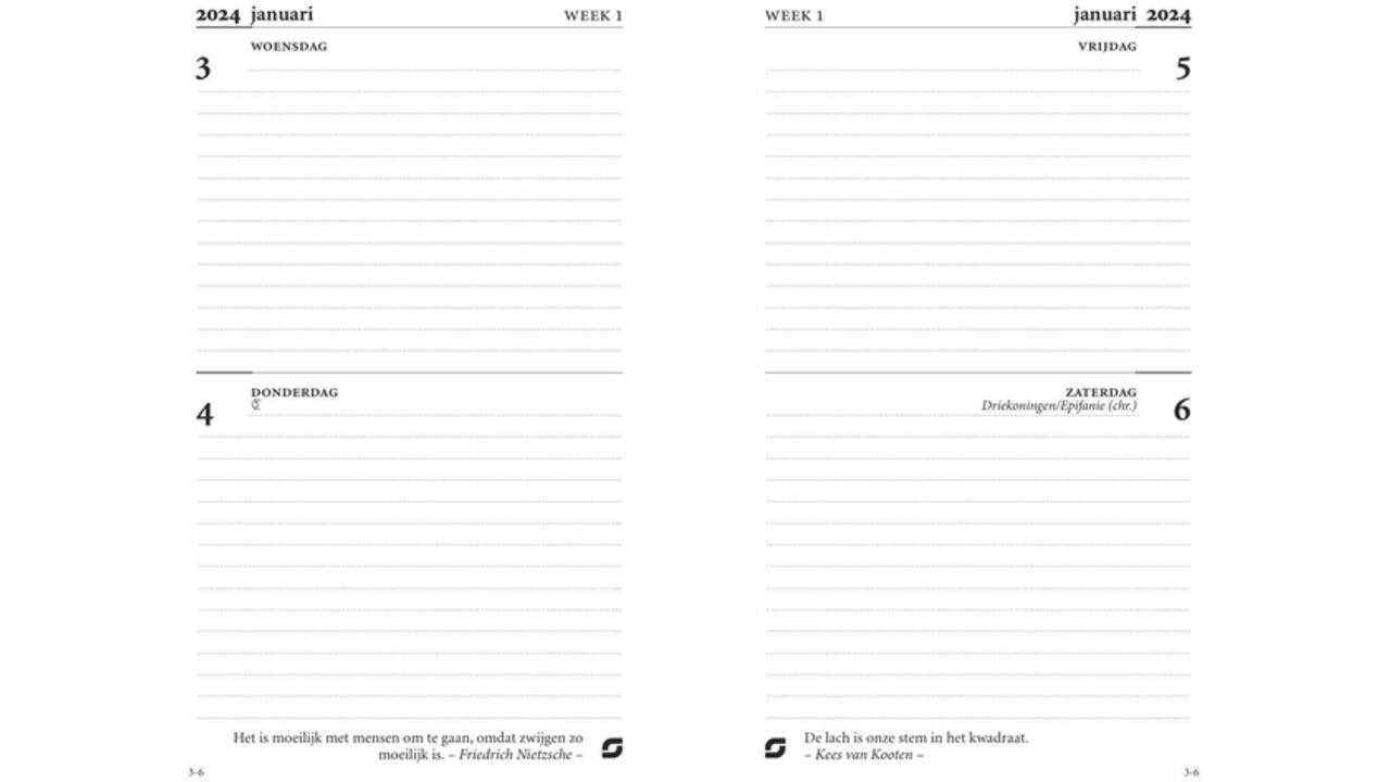 Agendavulling 2026 Succes Mini 4dagen/2pagina's