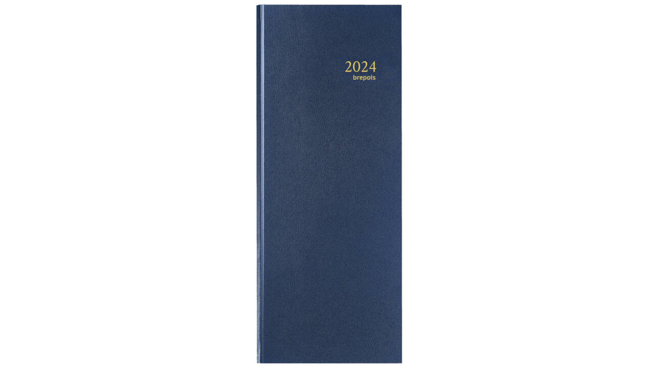 Agenda 2026 Brepols Saturnus Lima 1dag/1pagina blauw