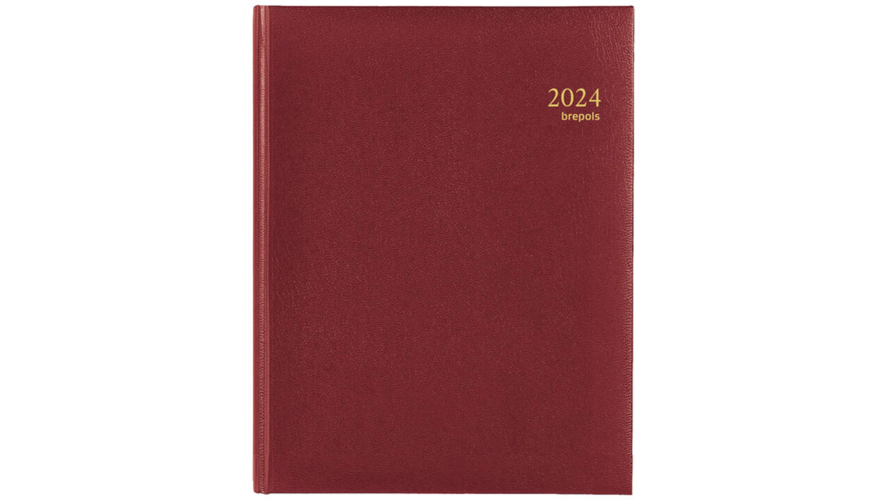Agenda 2026 Brepols Timing Lima 7dagen/2pagina's zestalig bordeaux