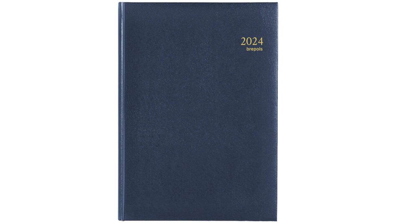 Agenda 2026 Brepols Omega Lima 7dagen/2pagina's blauw
