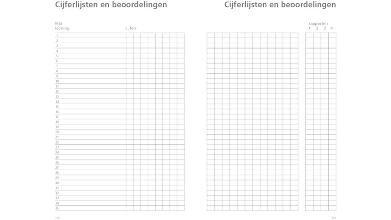 Schoolagenda 2025-2026 Ryam docenten 7dagen/2pagina's zwart