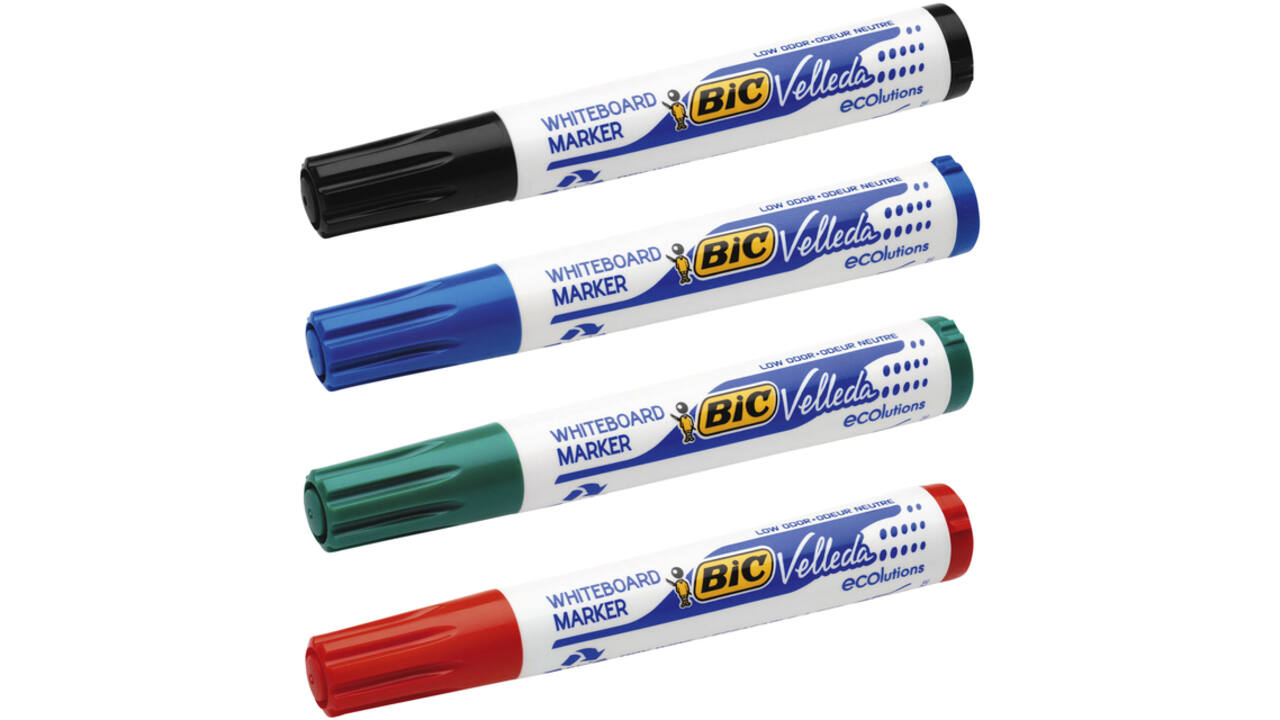 Viltstift Bic Velleda 1701 whiteboard rond large zwart