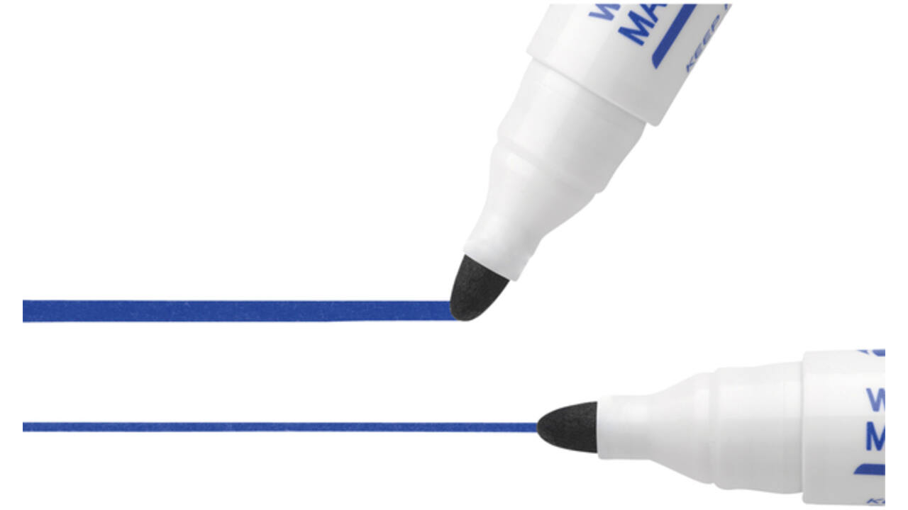 Viltstift Bic Velleda 1701 whiteboard rond large rood