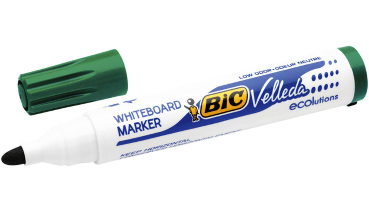 Viltstift Bic Velleda 1701 whiteboard rond large groen