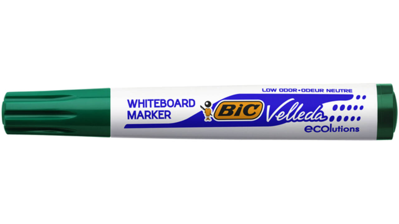 Viltstift Bic Velleda 1701 whiteboard rond large groen