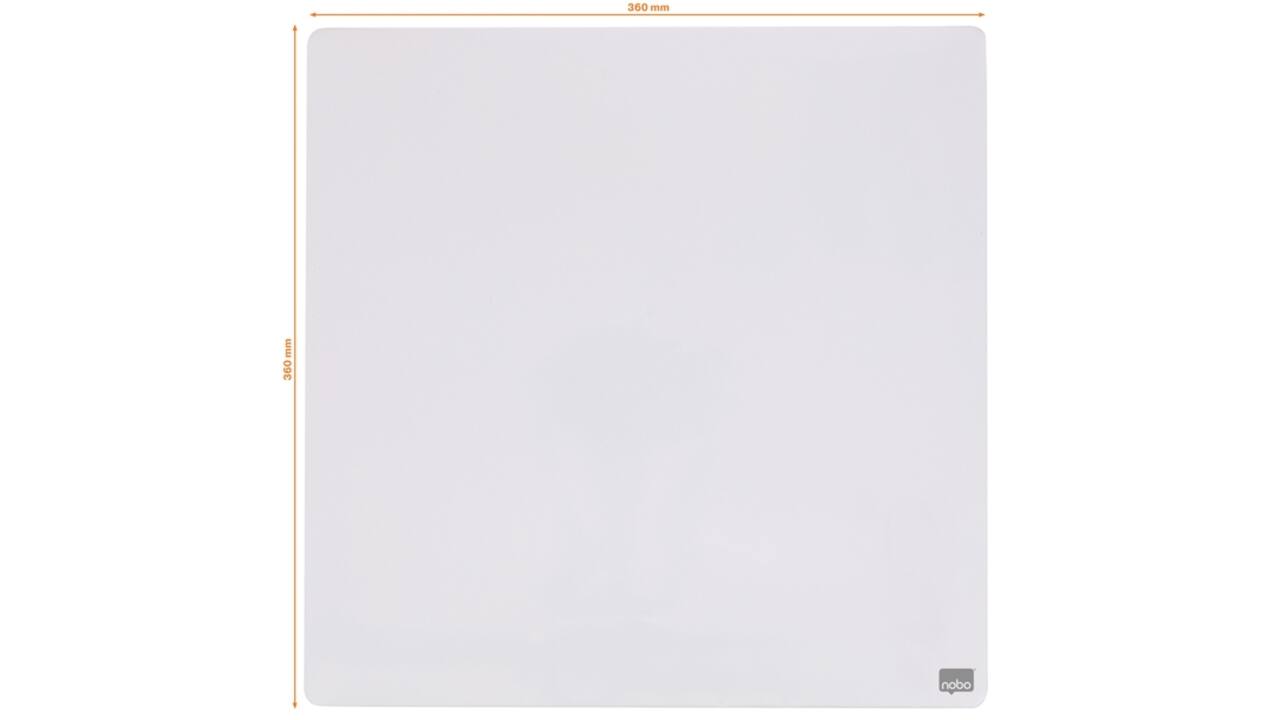 Whiteboard Nobo tegel 36x36cm wit magnetisch
