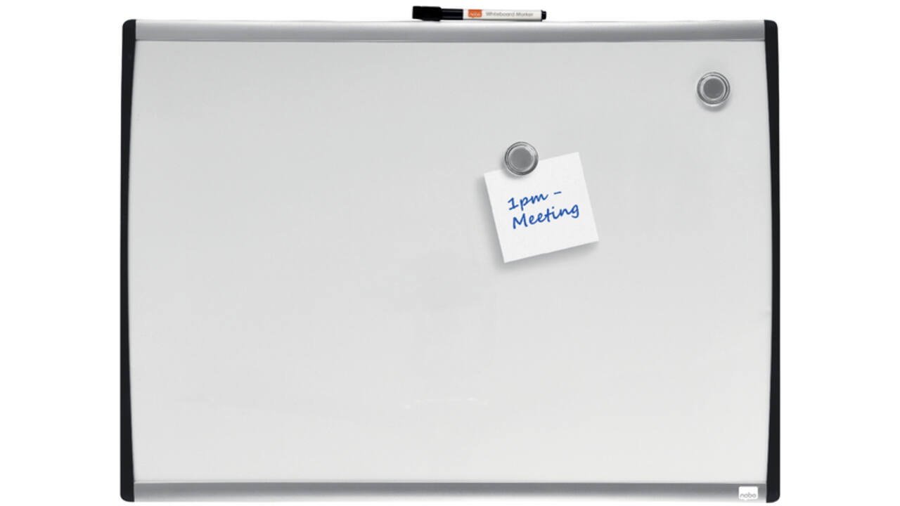 Whiteboard Nobo 58.5x43cm gewelfd