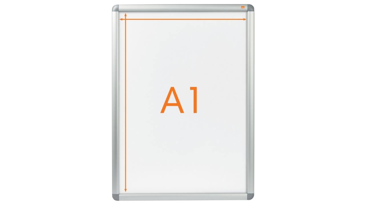Kliklijst Nobo Premium Plus A1 841x594mm aluminium