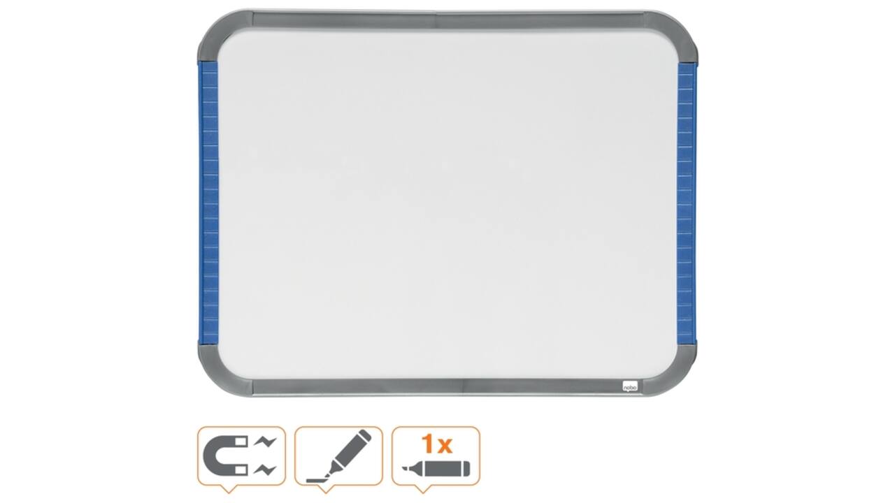 Whiteboard Nobo Slim Line 22x28cm wit