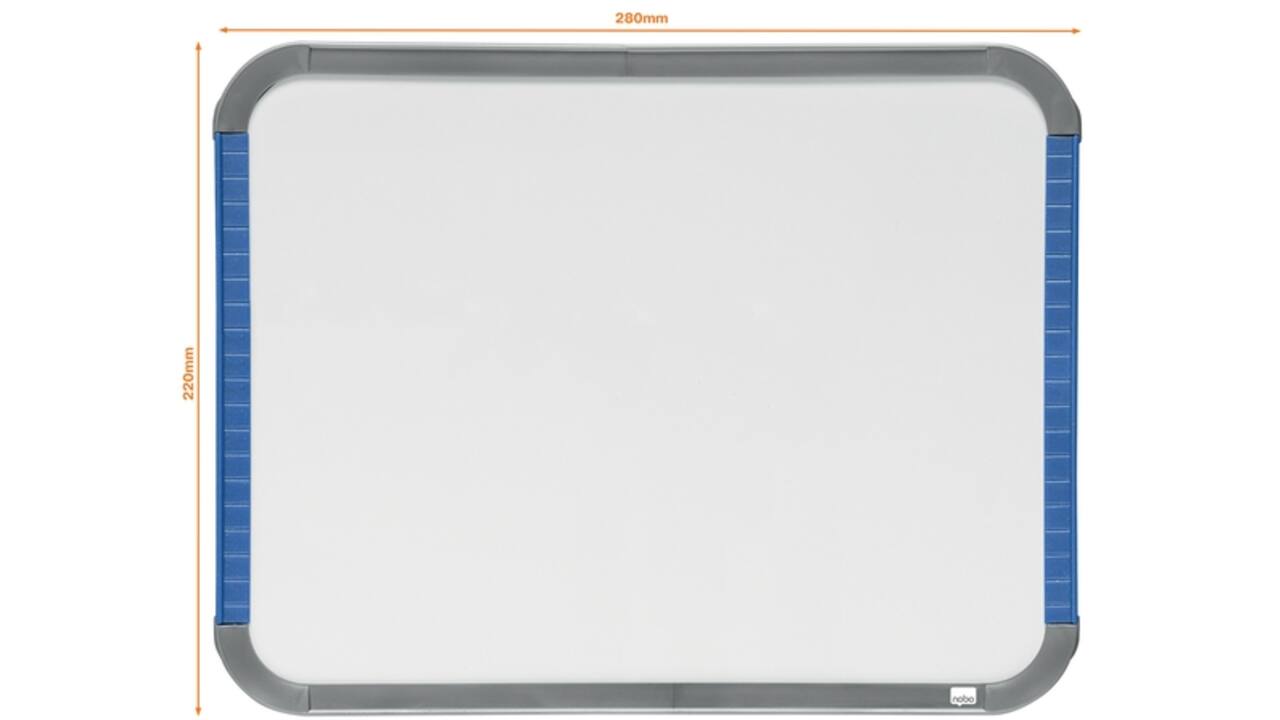 Whiteboard Nobo Slim Line 22x28cm wit