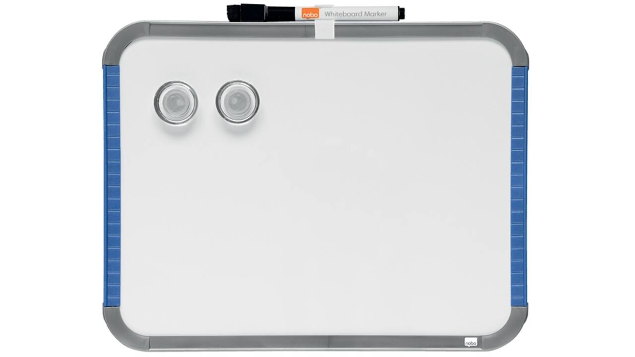 Whiteboard Nobo Slim Line 22x28cm wit