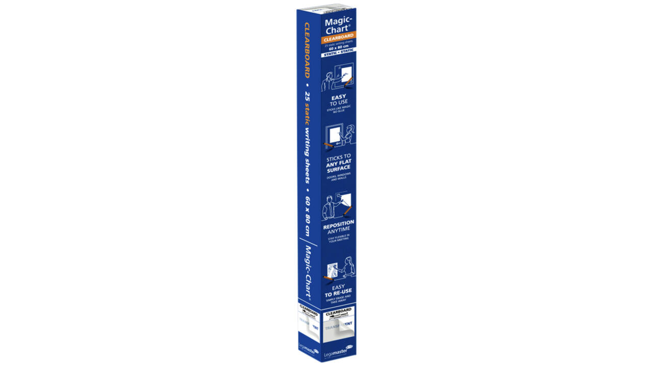 Magic-Chart Legamaster Whiteboard 60x80cm transparant