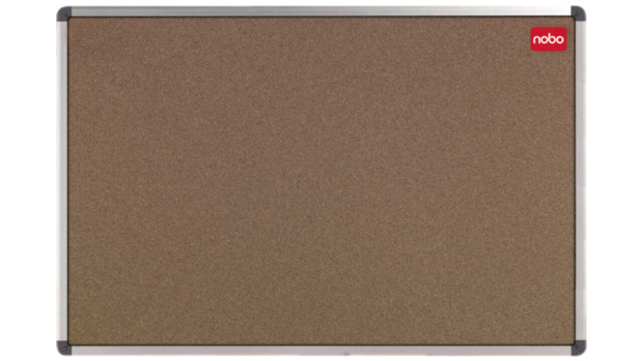 Prikbord Nobo Elipse 90x120cm kurk