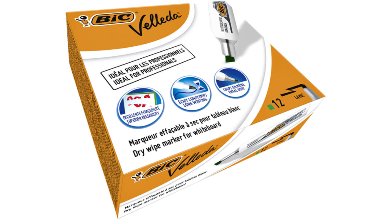 Viltstift Bic Velleda 1781 whiteboard schuin large groen