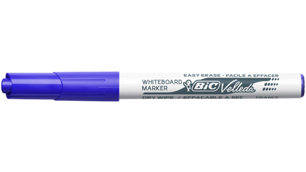 Viltstift Bic Velleda 1741 whiteboard rond medium blauw