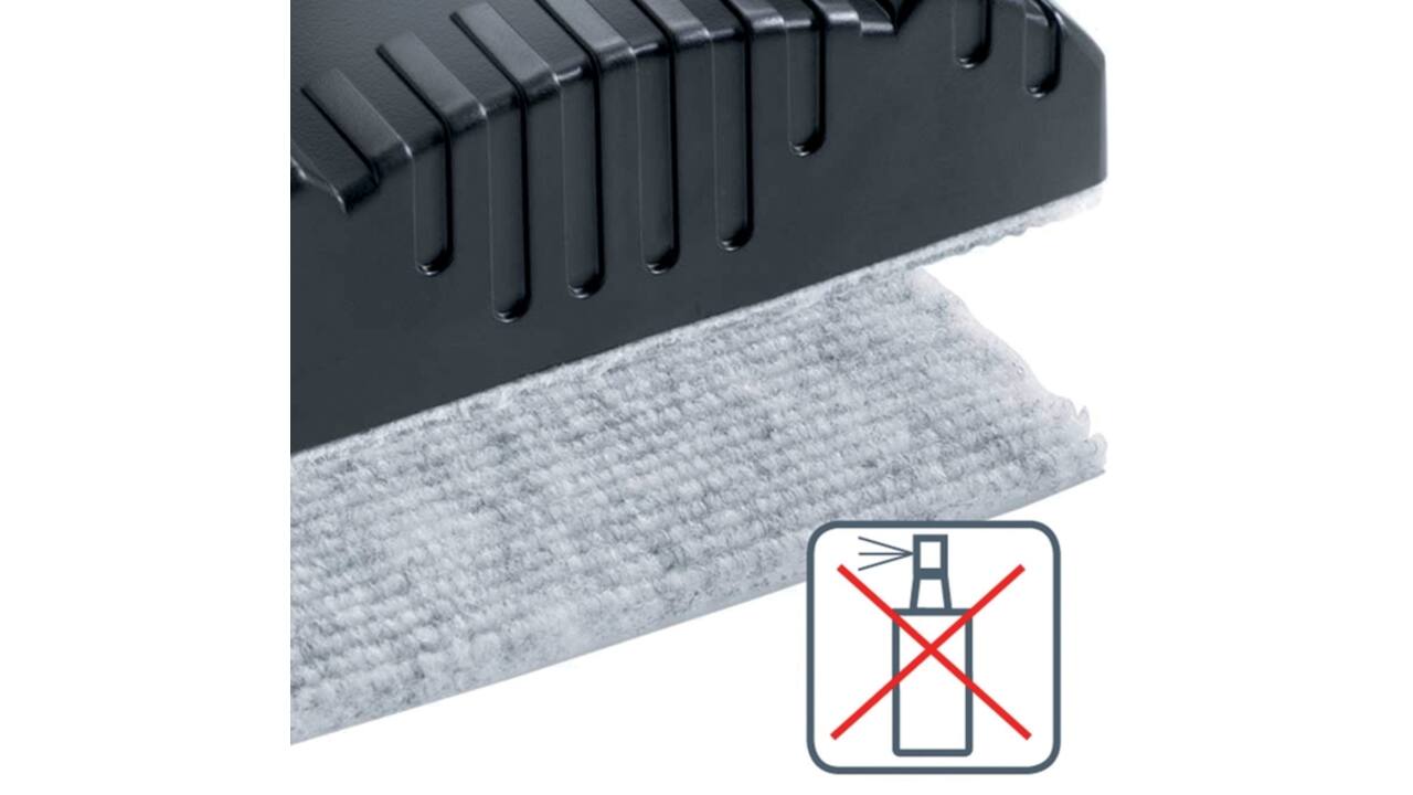 Whiteboardwisser Nobo magnetisch zwart