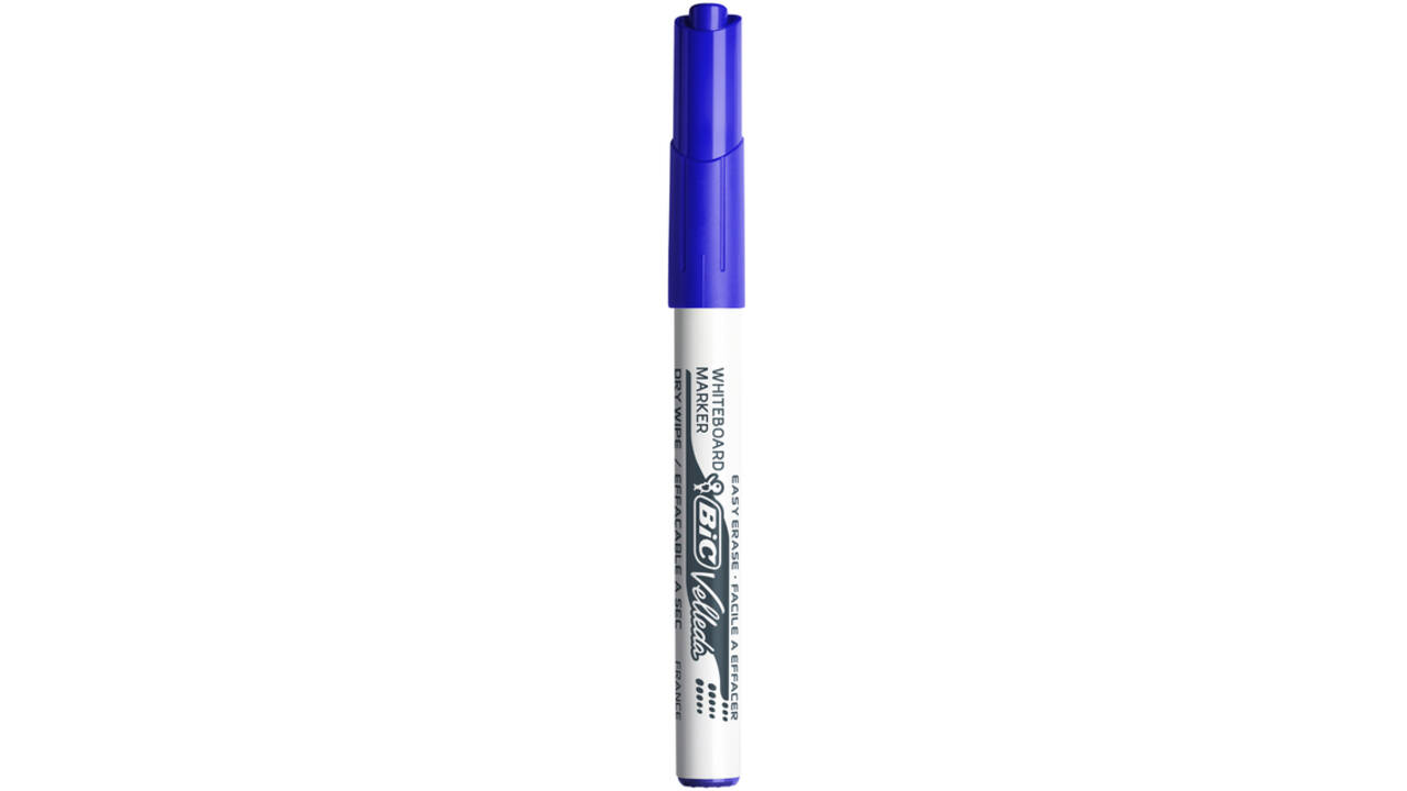 Viltstift Bic Velleda 1744 whiteboard rond medium assorti kartonnen etui à 4 stuks
