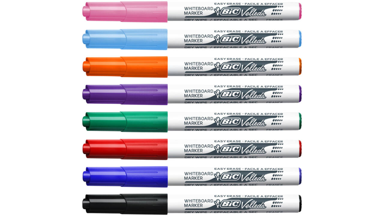 Viltstift Bic Velleda 1741 whiteboard rond medium groen