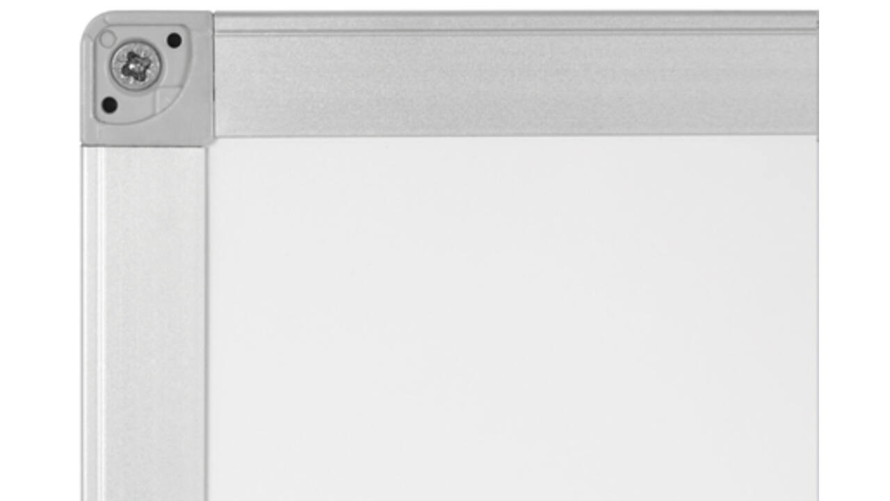 Whiteboard Quantore 90x120cm magnetisch gelakt staal