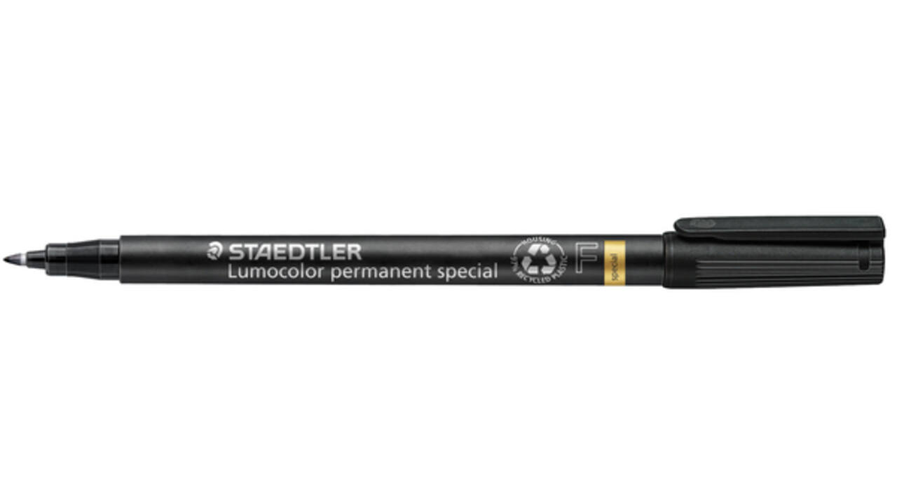 Viltstift Staedtler Lumocolor 319 special permanent F zwart